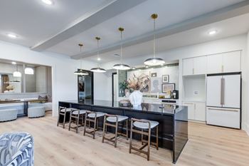 24/7 Luxury resident clubhouse with designer prep kitchen